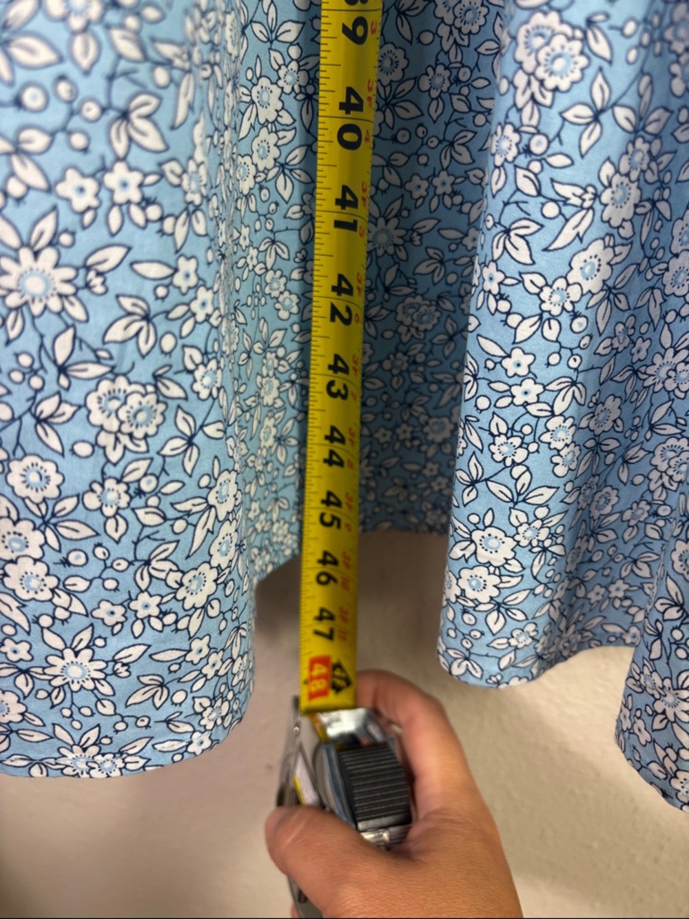 NWT J. Crew Printed collared midi floral dress in daydream blue ivory size 6 - Picture 11 of 11